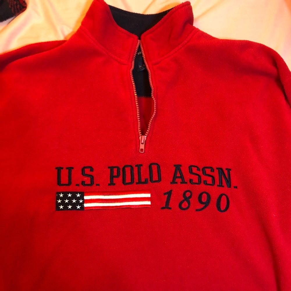 Vintage Fleece U.S. Polo Assn. 1890 Quarter Zip
